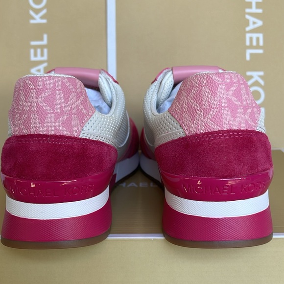 MICHEL KORS ANDI TRAINER
FAUX LEATHER/SUEDE
Electric Pink Multi 
Sneakers - Picture 13 of 16